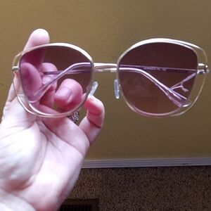 Stylish Gold and Pink Sunglasses